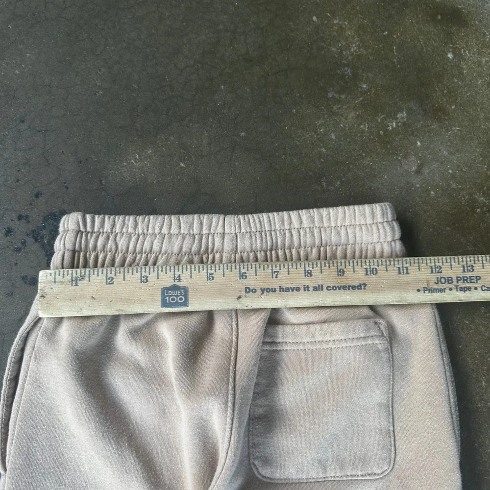 Nike 3Brand Sweatpants Kids Small Tan Excellent Russell Wilson Fleece Joggers